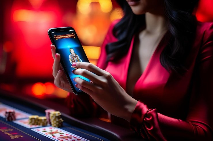 lunatigel mobile app interface showing live dealer tables and sportsbook navigation